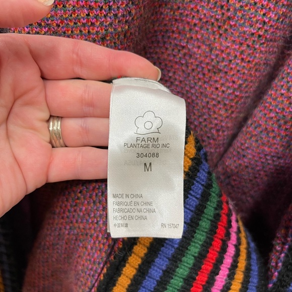 FARM Rio Multicolor Long Cardigan - Picture 6 of 9